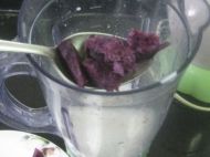 紫薯冰激凌奶昔