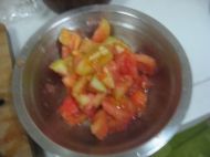 鸡柳番茄炒秋葵