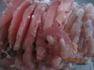 肉炒佛手瓜