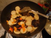 山药木耳炒肉片