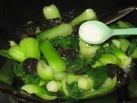 花王菜炒黑木耳