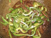 青椒炒肉丝