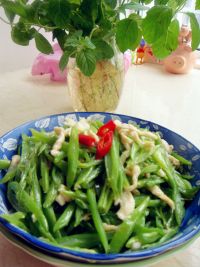 芸豆炒肉丝