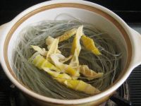 梭子蟹肉末粉丝煲