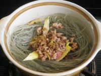 梭子蟹肉末粉丝煲