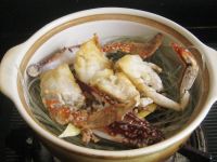 梭子蟹肉末粉丝煲