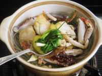 梭子蟹肉末粉丝煲