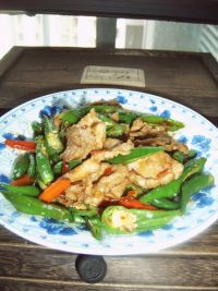 青椒炒肉片