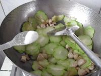 猪肉小炒佛手瓜