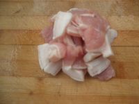 青椒炒油豆腐泡