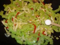 苦瓜炒鸡心椰菜