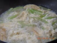 丝瓜蛋饺汤