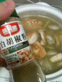 香煎豆腐白蛤汤