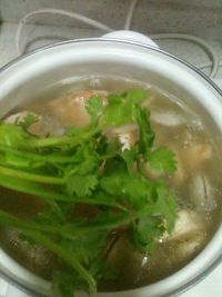 香煎豆腐白蛤汤