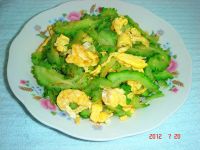 鸡蛋炒苦瓜