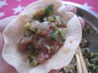 入伏丝瓜饺子