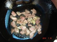 猪肉炒西红柿豆角