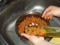 香菇烤肠粽
