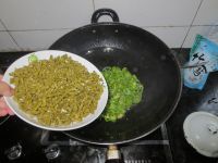 青椒炒酸豆角