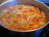 酸辣酱料大白菜汤