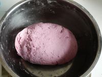 紫薯绿茶双色刀切馒头
