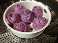 紫玫瑰花卷