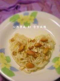 杏仁橙汁面条