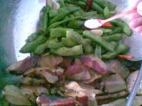 四季豆炒腊肉