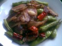 四季豆炒腊肉