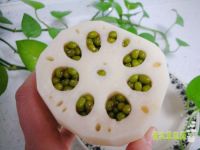 私房菜桂花绿豆藕