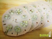 私房菜桂花绿豆藕