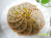 私房菜桂花绿豆藕