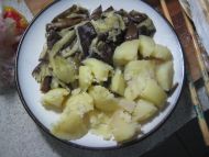 肉酱拌土豆茄子