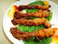 五花肉卷金针菇