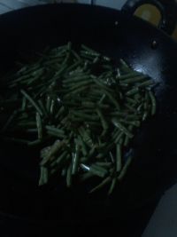 豆角炒火腿