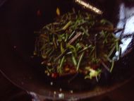 辣炒蕨菜鸡蛋