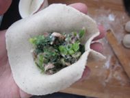 芡实薏米山药面大叶芹煎饺