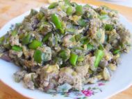 豆角碎滑蛋