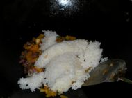 南瓜香肠炒饭