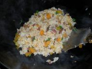 南瓜香肠炒饭