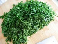 山野菜肉末馅饼