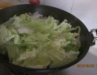 肉炒白菜