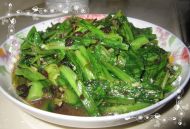 豆豉油麦菜