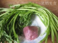 肉丝茼蒿