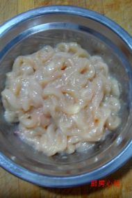 银芽炒鸡柳