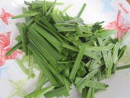 土豆丝炒韭菜