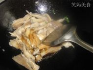 肉片炒平菇