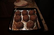 紫薯肉松面包