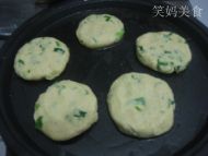 小葱玉米饼