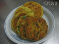 小葱玉米饼